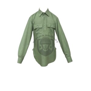 (REPRODUCTION) US Army WWI Olive Drab (OD) flannel Shirt
