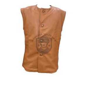 Reproduction WW2 British Leather Jerkin | British WW2 Leather Jerkin