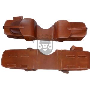 WW1 Imperial German Leather Saddle Bag