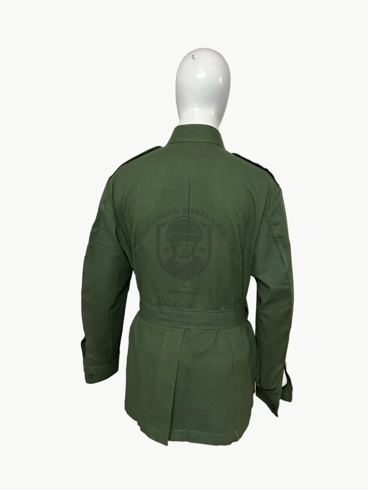 WW2 Reproduction British Army Belted Bush Jacket – Aertex 4 WW2 Reproduction British Army Belted Bush Jacket – Aertex - Image 4
