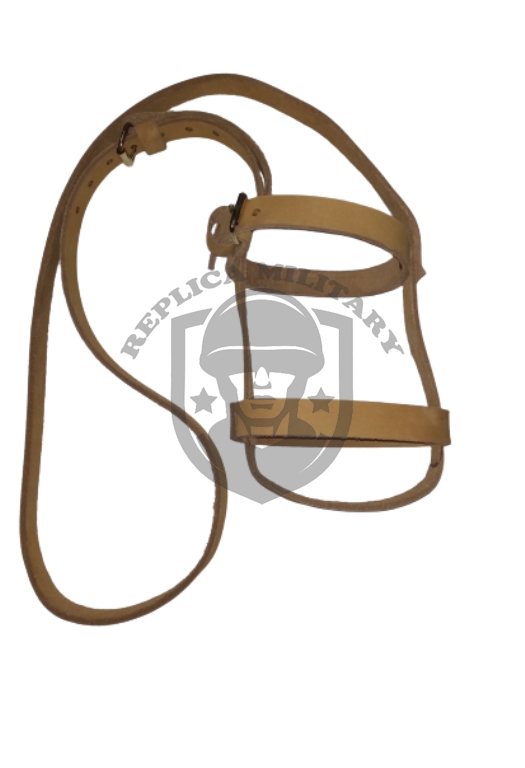 British Zulu War Victorian 1871 pattern Wooden Water bottle with tan Carrier (Reproduction) 3 British Zulu War Victorian 1871 pattern Wooden Water bottle with tan Carrier (Reproduction) - Image 3