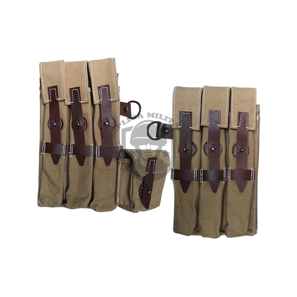 Reproduction German WW2 MP40 Ammo Pouches 1 Reproduction German WW2 MP40 Ammo Pouches