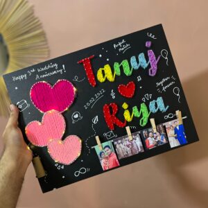 Couple name with hearts