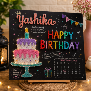 Birthday Memories String Art