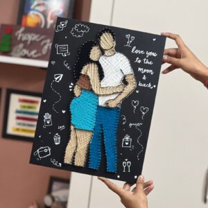 Personalised couple string art