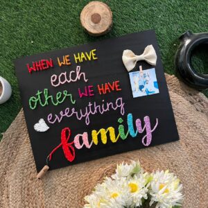 Each Other — Our Everything” Family String Art 💛
