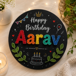 Birthday Bloom String Art