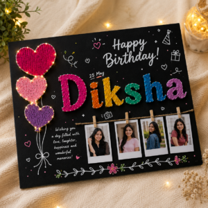 Heartstrings Birthday Frame