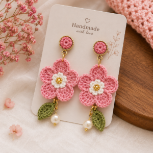 Cute Handmade Crochet Earings