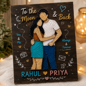 Moonbound Love String Art