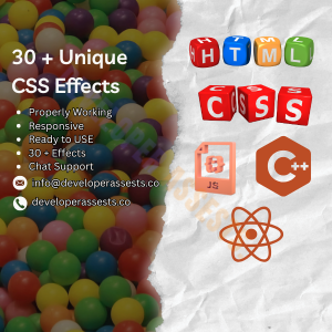 30+ Unique CSS Effects