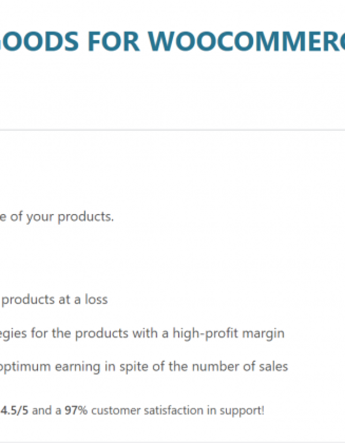 YITH Cost of Goods for WooCommerce Premium Version